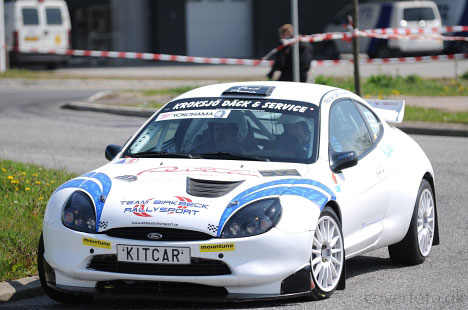 Glimt fra Rallysprint på Regnbueringen
(Foto: Jimmy Lerche (Coverfoto.dk))